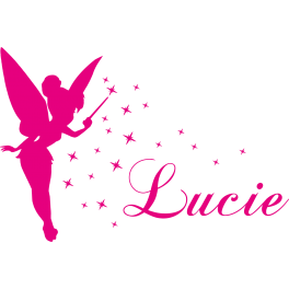 Stickers Fée prénom Lucie