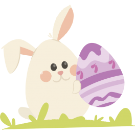 Stickers œufs de pâques  oreilles de lapin