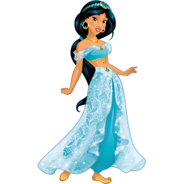 Stickers princesse disney Jasmine