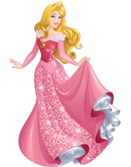 Stickers princesse disney belle aux bois dormant