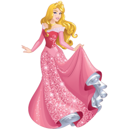 Stickers princesse disney belle aux bois dormant