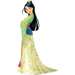 Stickers princesse disney Mulan