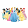 Stickers princesses Disney