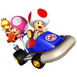 Stickers Mario Kart champignons