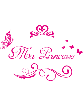 Stickers texte ma princesse