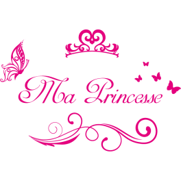 Stickers texte ma princesse