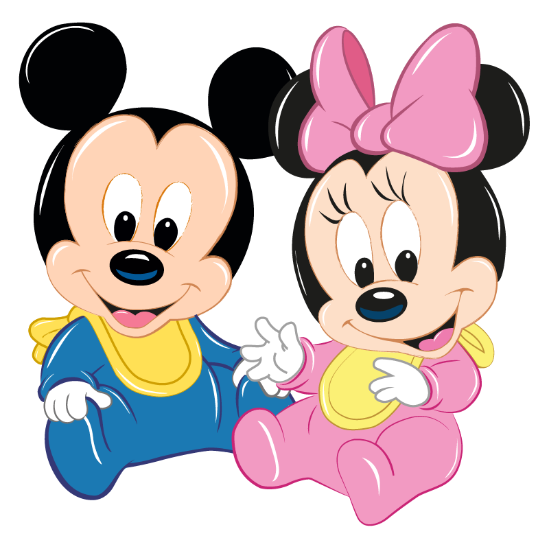 Stickers bébé Mickey et Minnie - Color-stickers