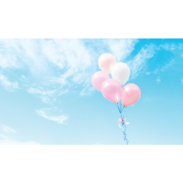 Poster ballon dans le ciel