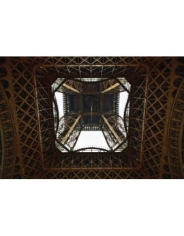 Poster Tour Eiffel vu de l'intérieur