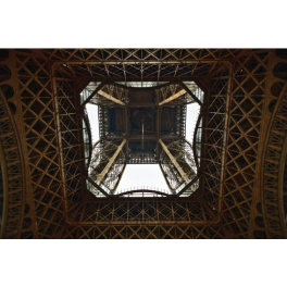 Poster Tour Eiffel vu de l'intérieur