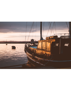 Poster bateau sur la mer