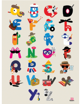 Poster alphabet