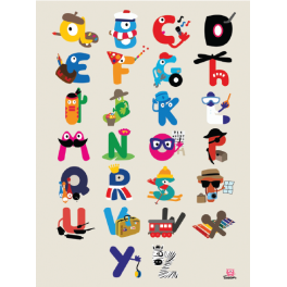 Poster alphabet