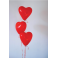 Poster ballons en forme de coeur