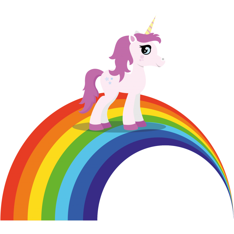 Licorne arc en ciel