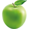 Stickers pomme verte