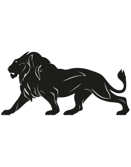 Sticker lion d'Afrique