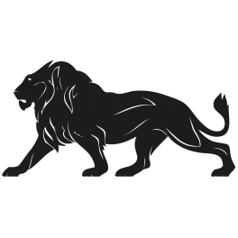 Sticker lion d'Afrique