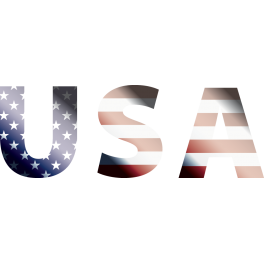 Sticker USA drapeau