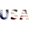 Sticker USA drapeau