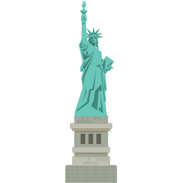 Sticker Statue de la Liberté New York