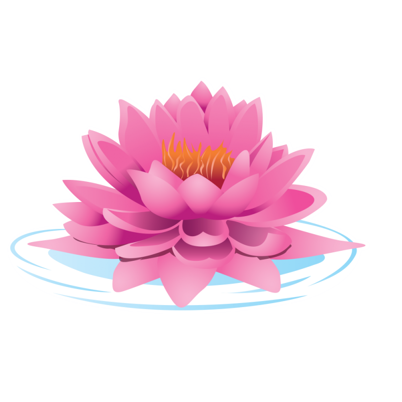 Sticker Fleur de Lotus