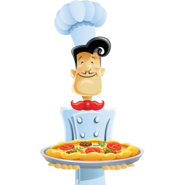 Sticker cuisine Chef Pizzaïolo