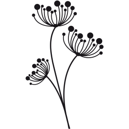 Sticker fleur pissenlit